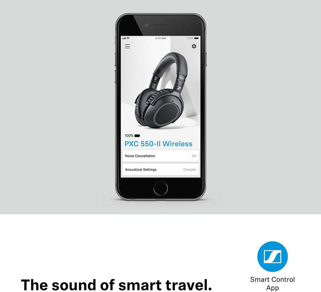 Black Wireless Bluetooth Headphone with Noise Cancelling B57180