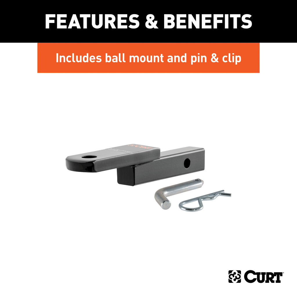 Class 2 Hitch with Ball Mount and Installation Hardware P454239
