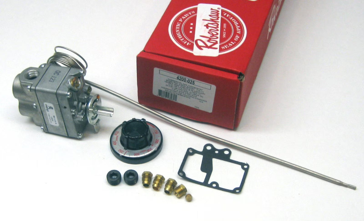 Gas Thermostat, 3/8 in Pipe, 150 to 550 F L580940