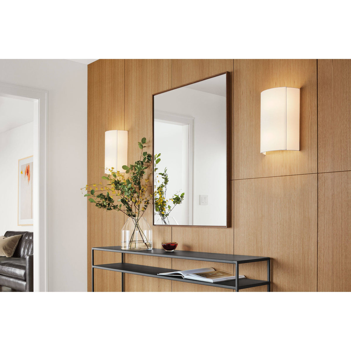 Scarlet Red Slim Console Table Z67467