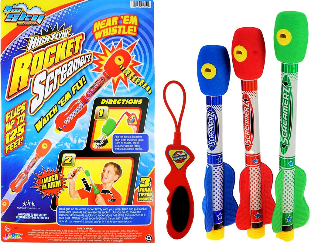 Assorted Plastic Rocket Screamer, Pack of 12 R85926