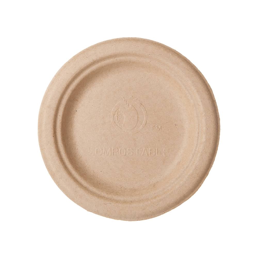 6 Compostable Wheat Straw Plates D179