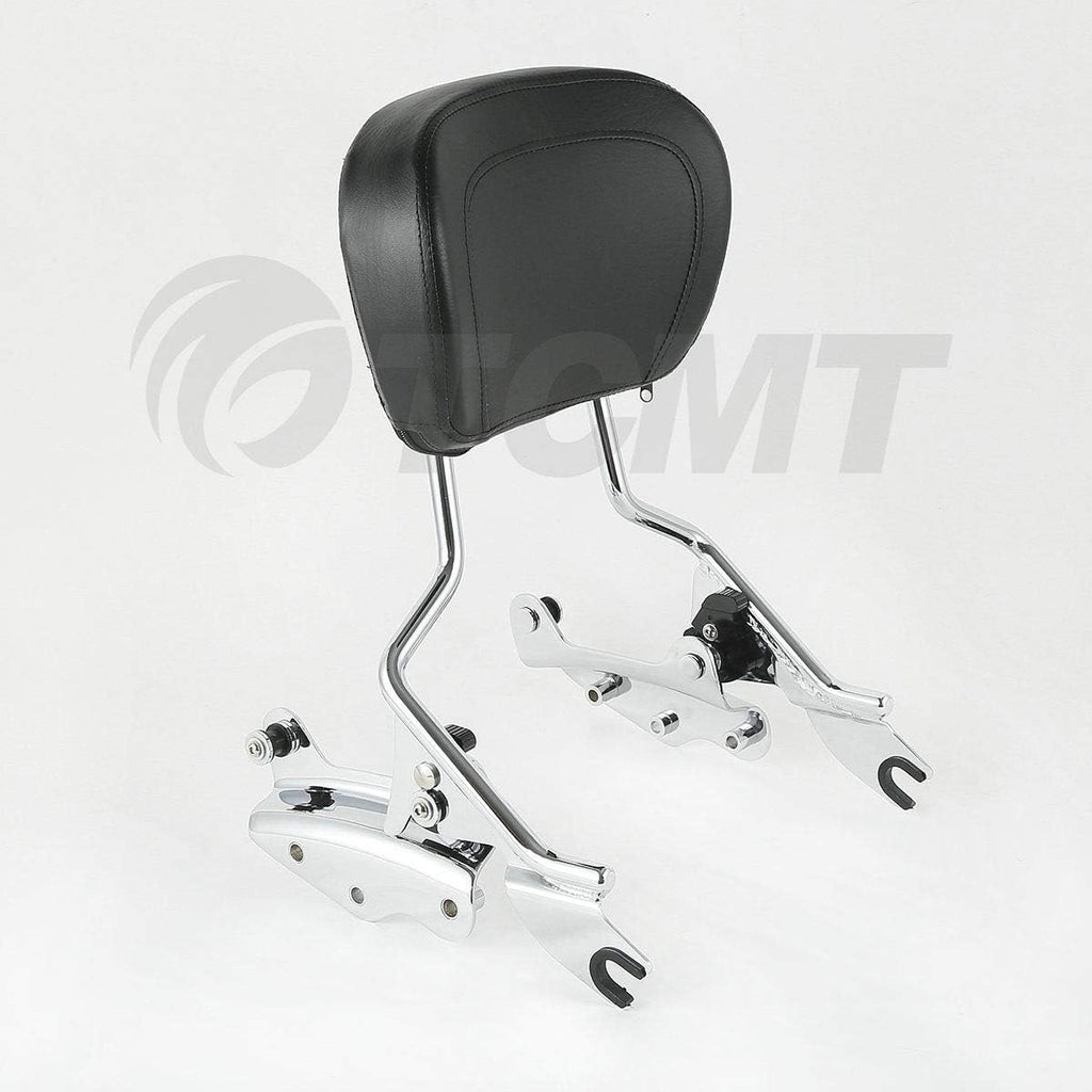 4 Point Docking Hardware Backrest Sissy Bar (Chrome) B975056