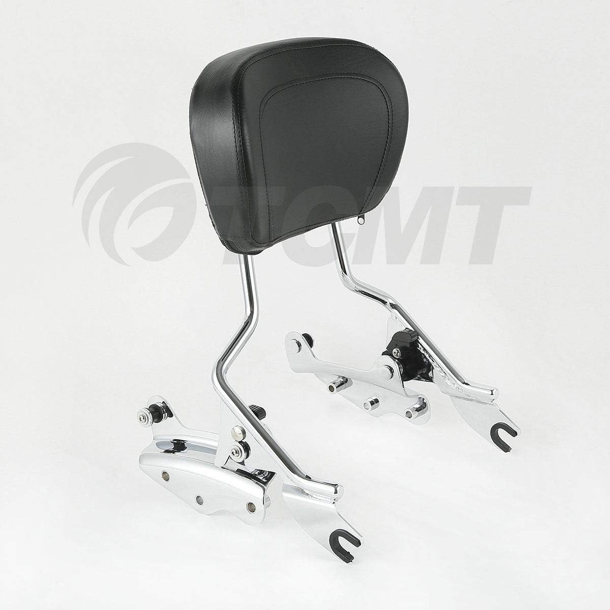 4 Point Docking Hardware Backrest Sissy Bar (Chrome) B975056