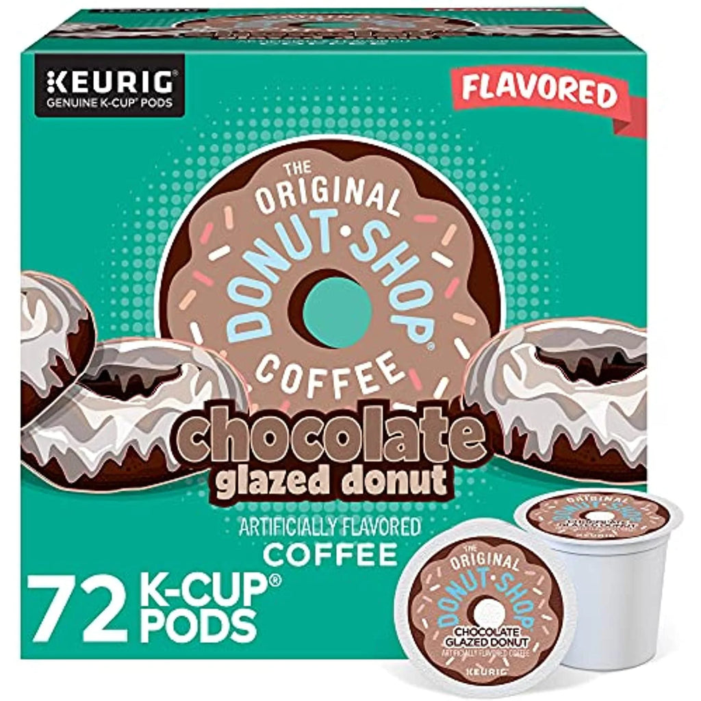 Chocolate Glazed Donut Medium Roast Coffee, 72 Count A204