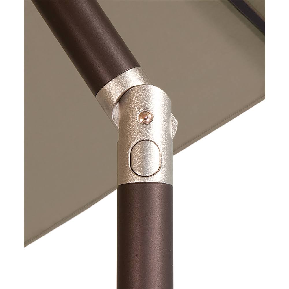 Black Octagon Push Button Tilt Market Umbrella K11658