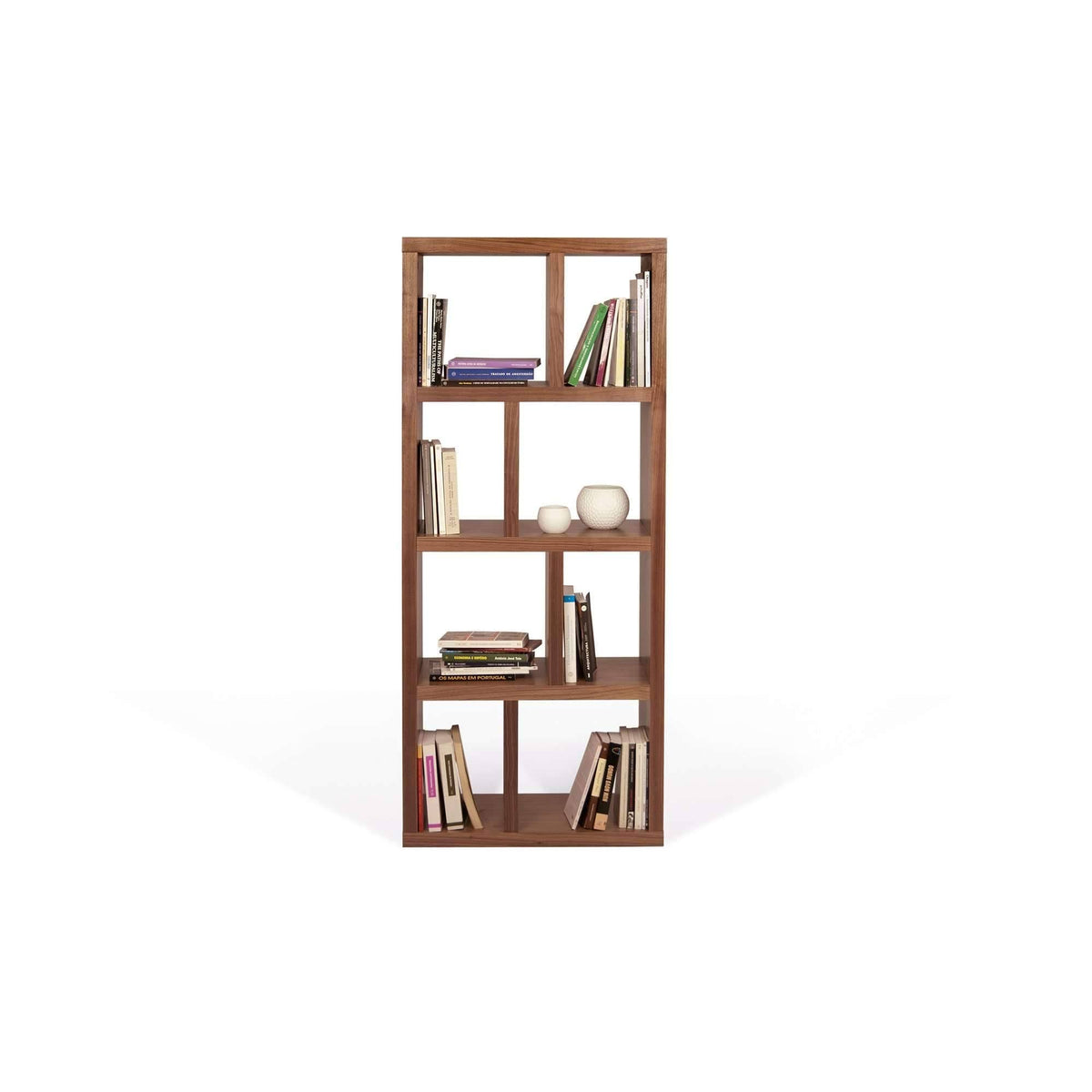 Walnut 4 Levels Bookcase S8990