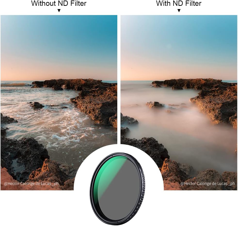 52mm Variable ND3-ND1000 Neutral Density Lens Filter G7152