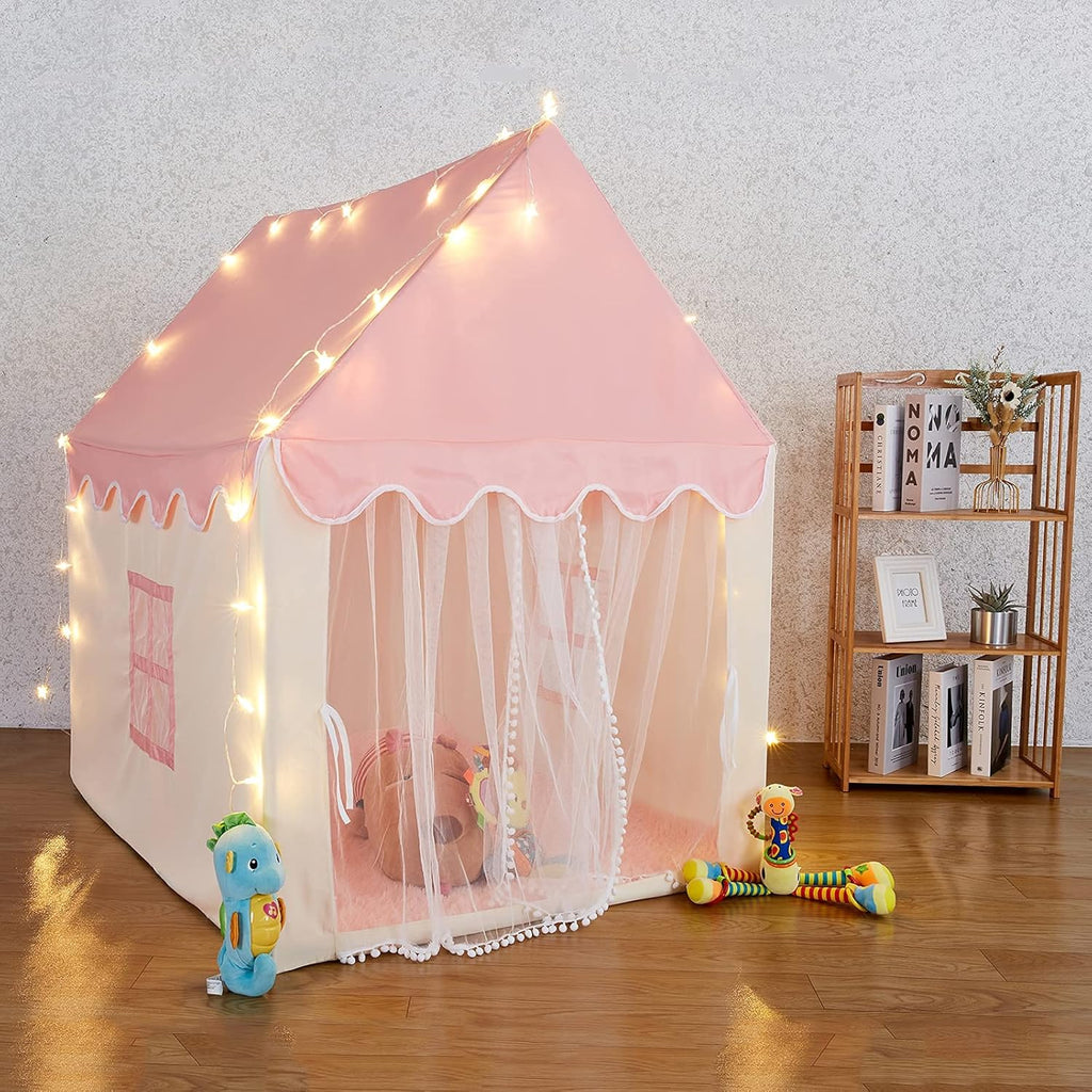 Pink Princess Castle Play Tent for Girls R462