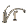 Stainless Steel Single Handle Kitchen Faucet with Spray D91472