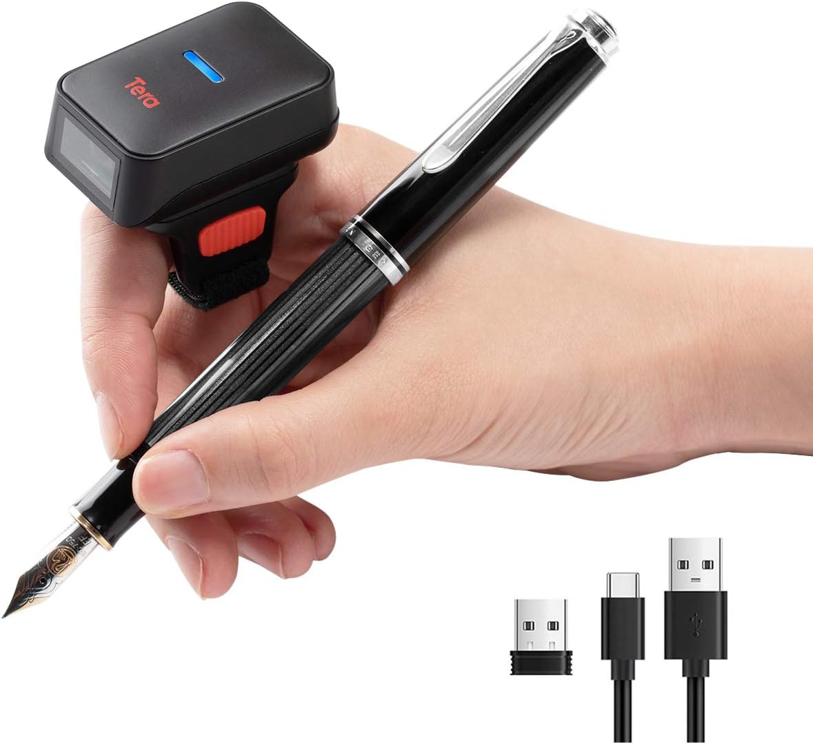 Wireless Ring Barcode Scanner with Bluetooth G4267