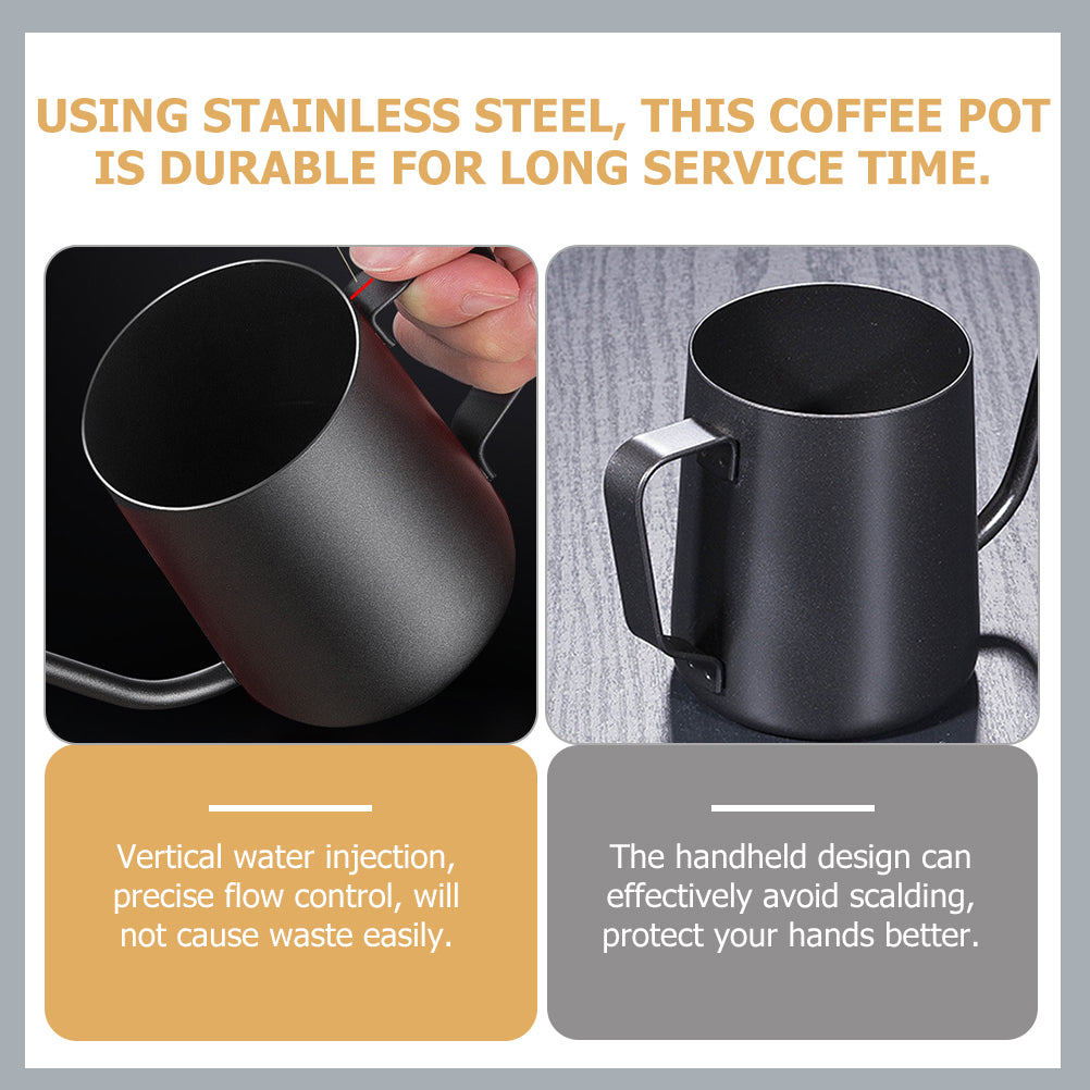 350ml Lidded Coffee Kettle with Long Spout B36195