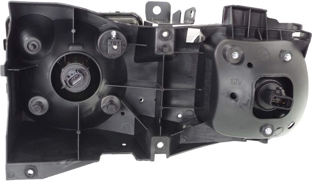 Passenger Side Halogen Headlight Assembly H607