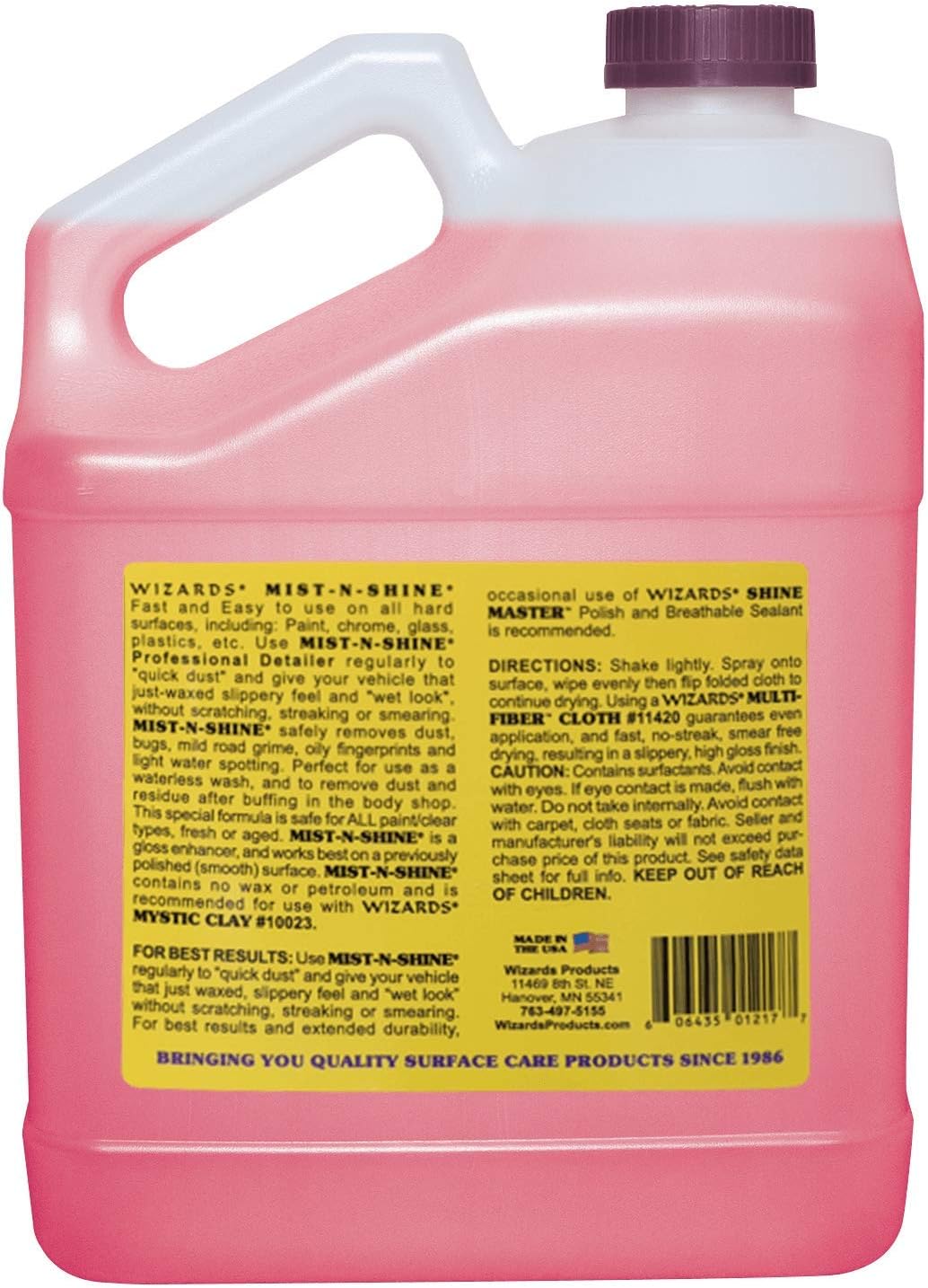 Mist-N-Shine Car Detailing Spray (1 Gallon, Refill, Pack of 2) X42364