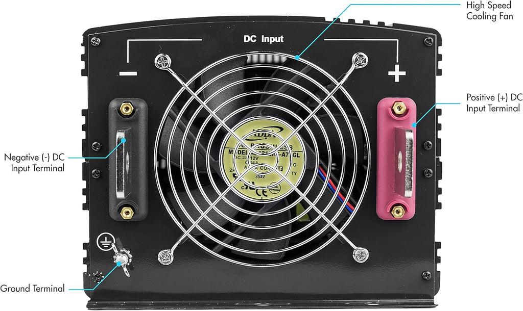 12V 8000 Watt Power Inverter with Remote Control N3267