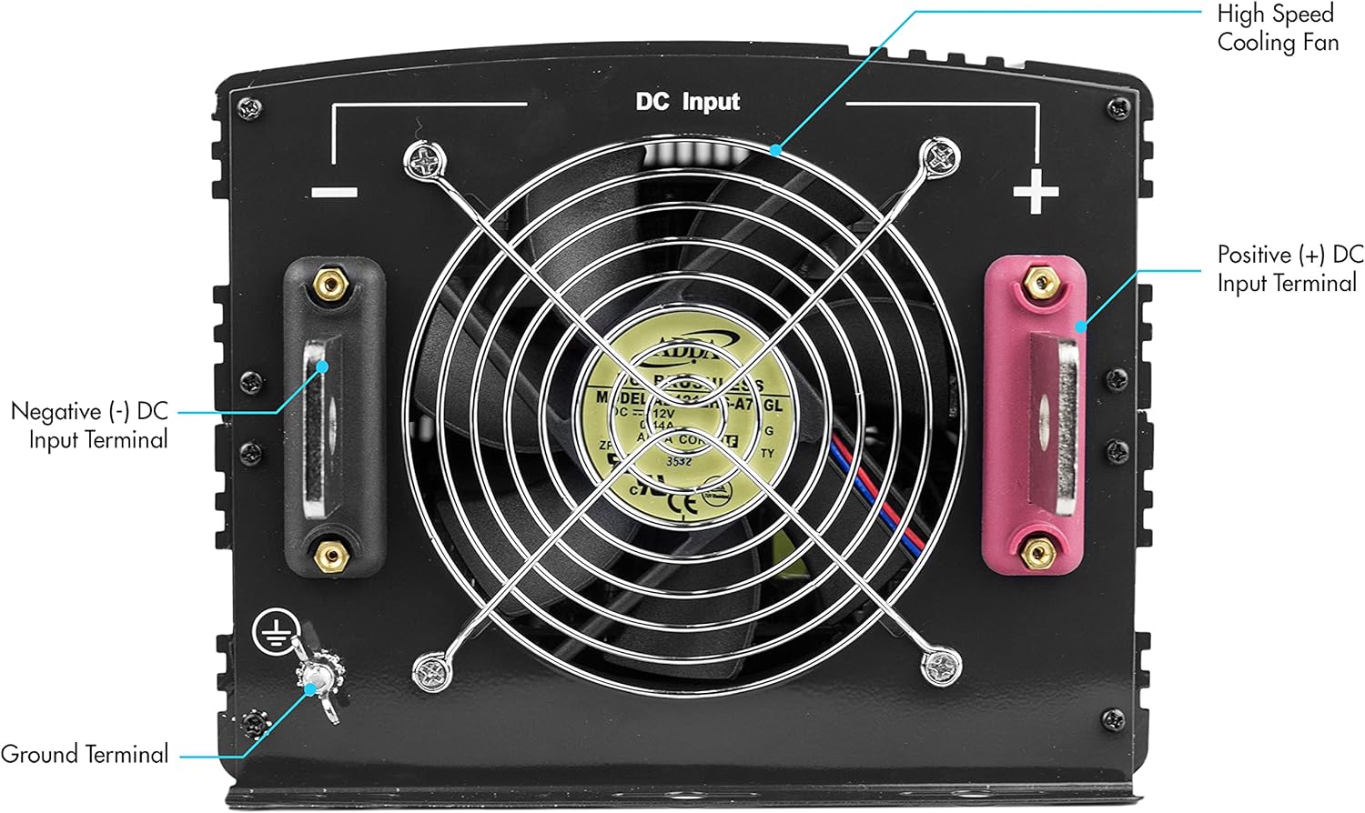 12V 8000 Watt Power Inverter with Remote Control N3267