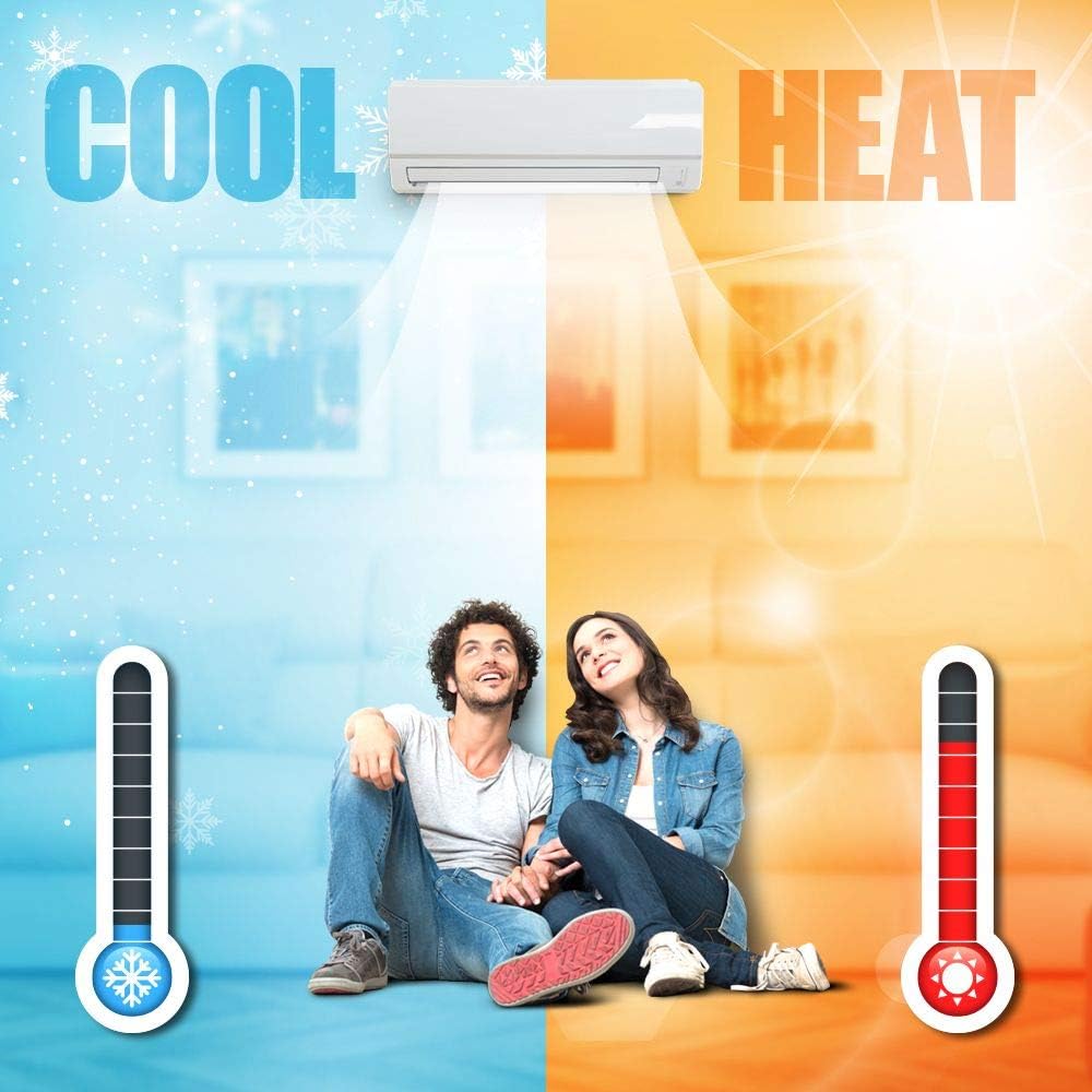 36,000 BTU Tri-Zone Wall Mount Mini Split Air Conditioner Heat Pump 208-230V S5323