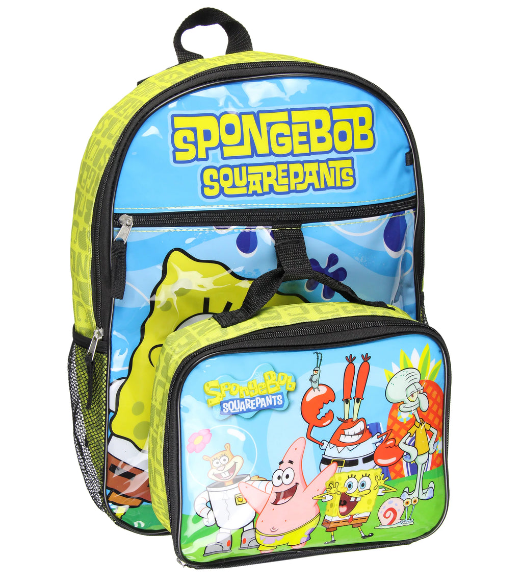 5 PC Backpack Lunchbox Icepack Water Bottle M9770