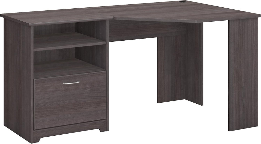 Espresso Oak Corner Desk D8298