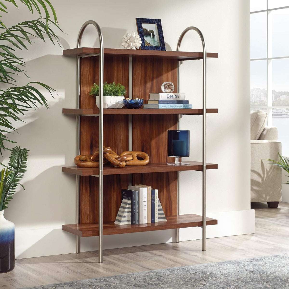 Blaze Acacia Finish Bookcase U96691