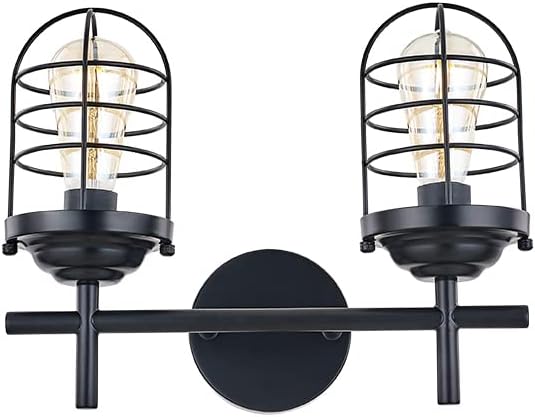 Black Vanity Light Wall Sconce W57478