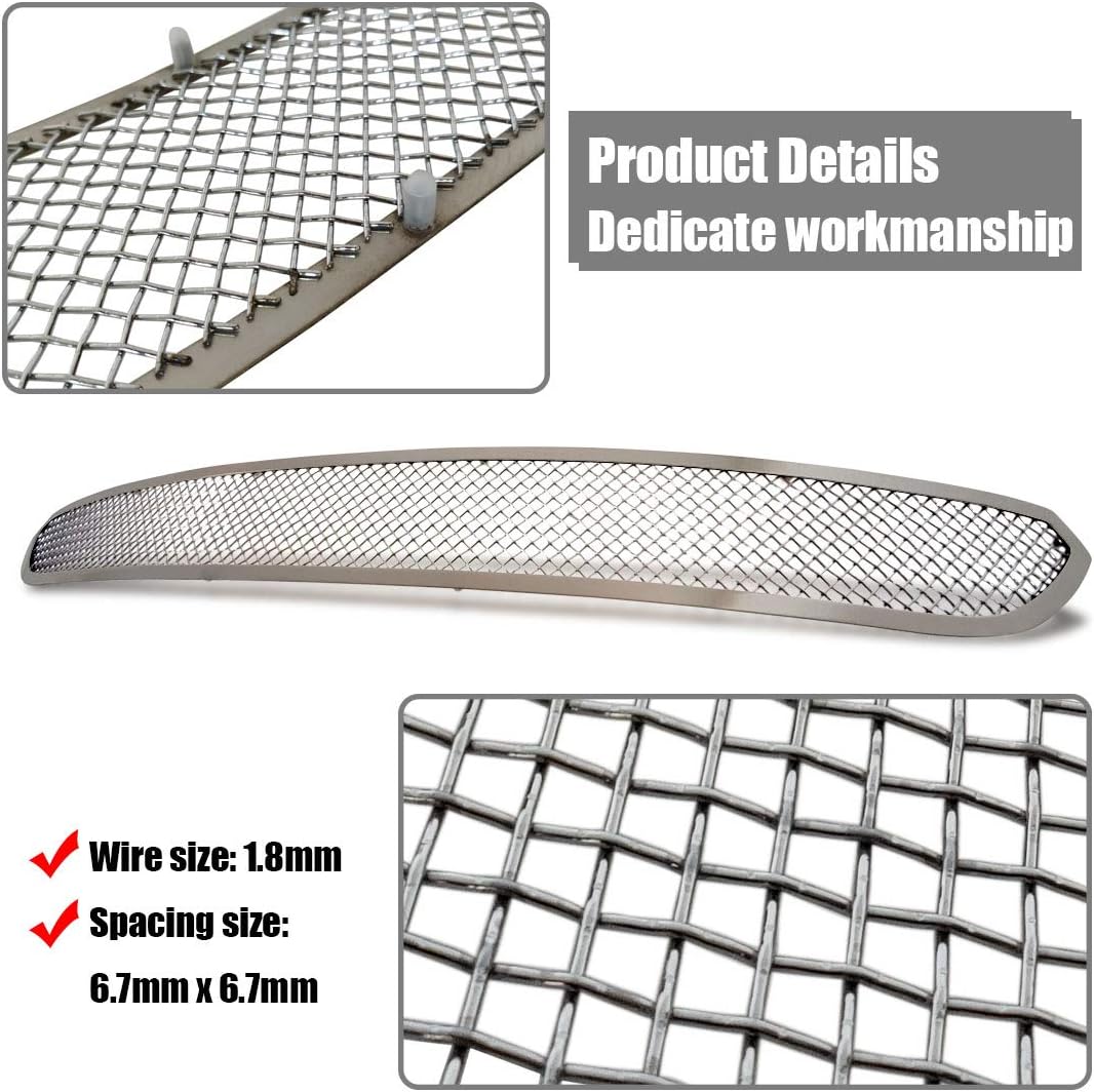Stainless Steel Mesh Front Bumper Grille for 2010 2011 Ford Fusion C70591