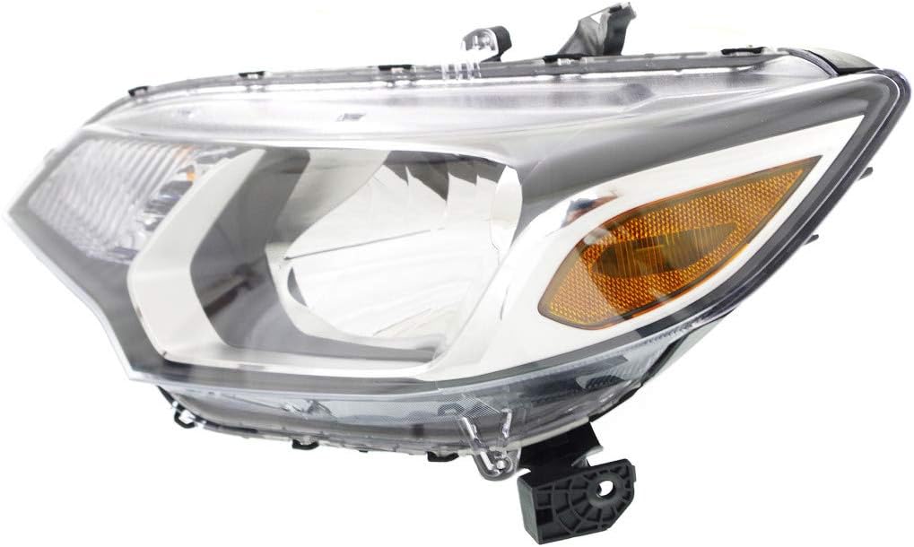 Headlight Assembly Driver and Passenger Side with Bulbs R3760