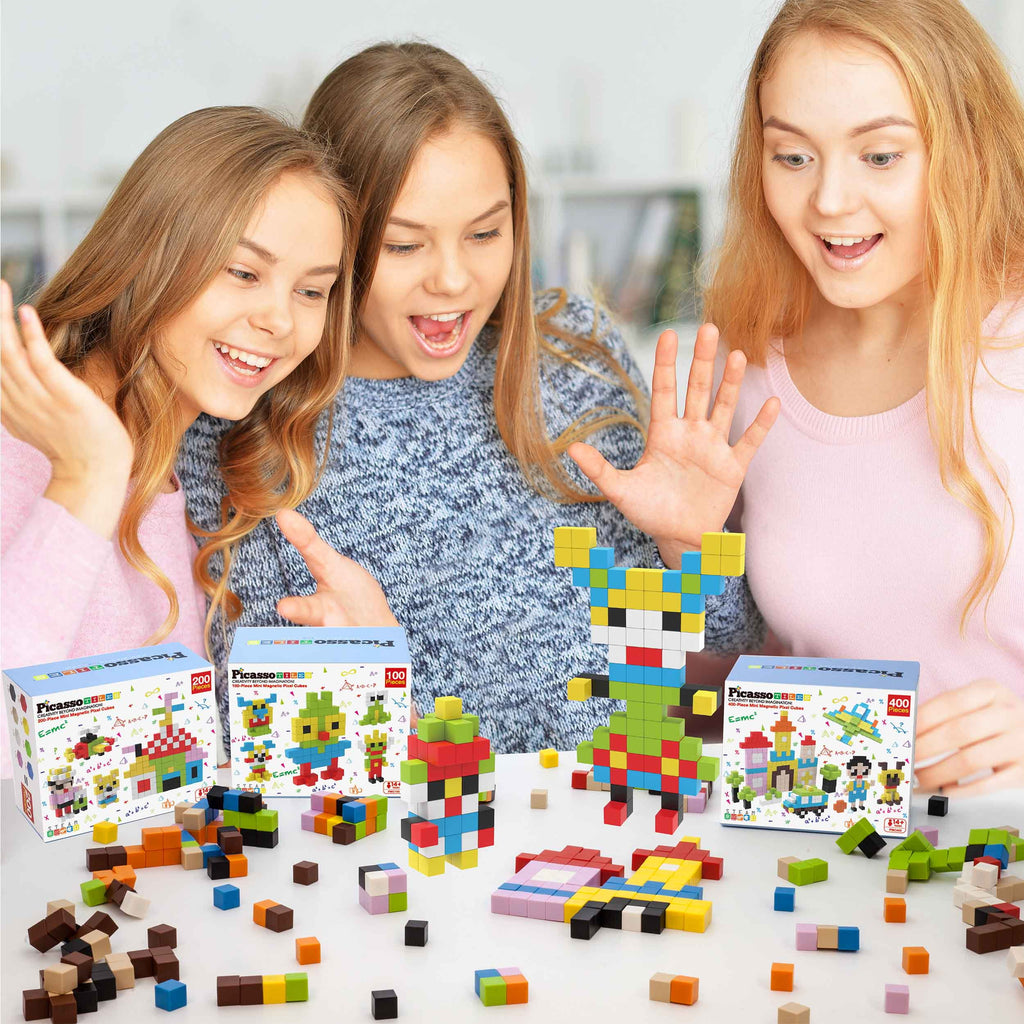 100 Piece Magnetic Cube Puzzle Toy Kit F806