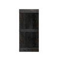 Charcoal Black Solid Wood Interior Sliding Barn Door 38 x 84 D367