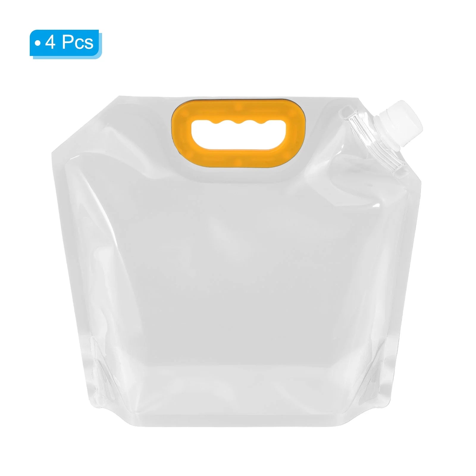 4Pack Clear Collapsible Water Container Bag Q135904