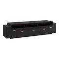84-Inch Wood TV Stand in Cappuccino O511735