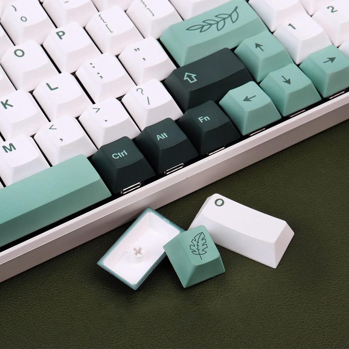 141 Keys PBT Botanical Keycaps Cherry Profile DYE-SUB G26396