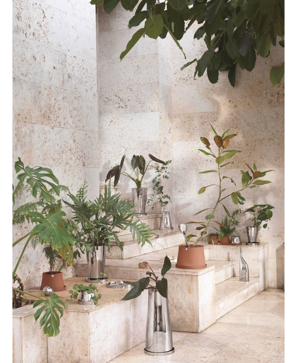 Stainless Steel Watering Can, 0.9L O986