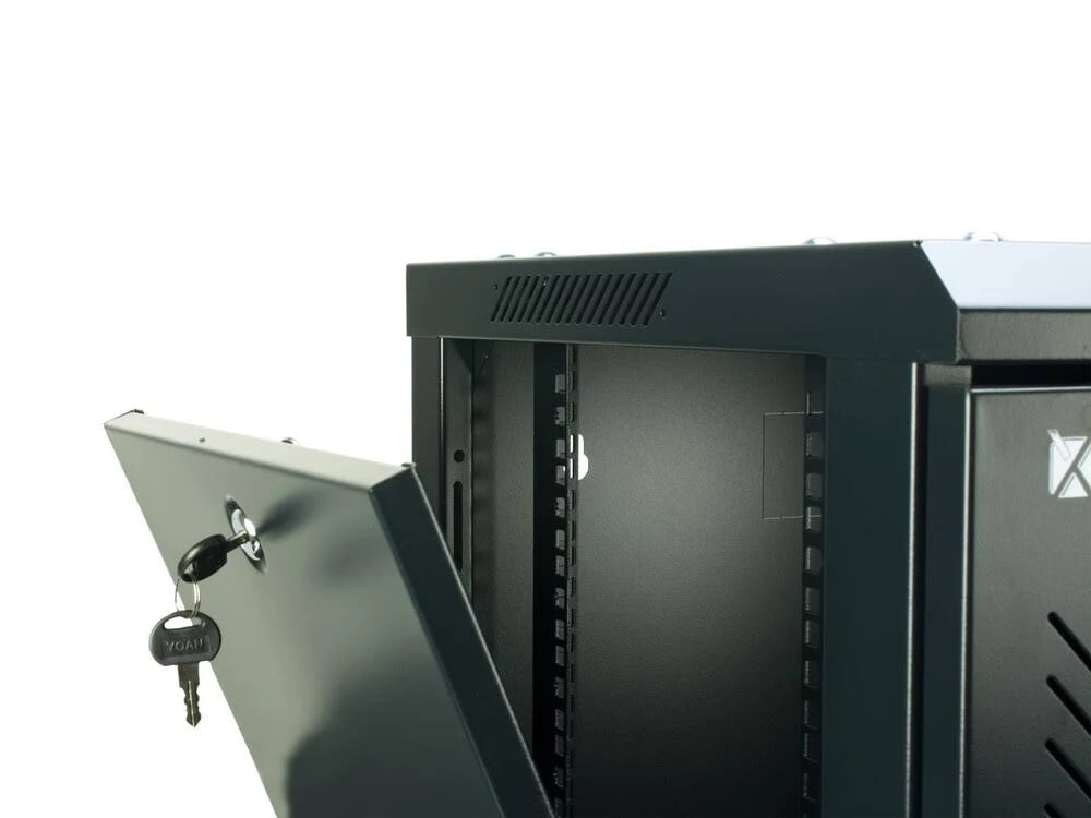 12U Wall Mount Cabinet, 18 Inches Deep, Flat Packed N9617