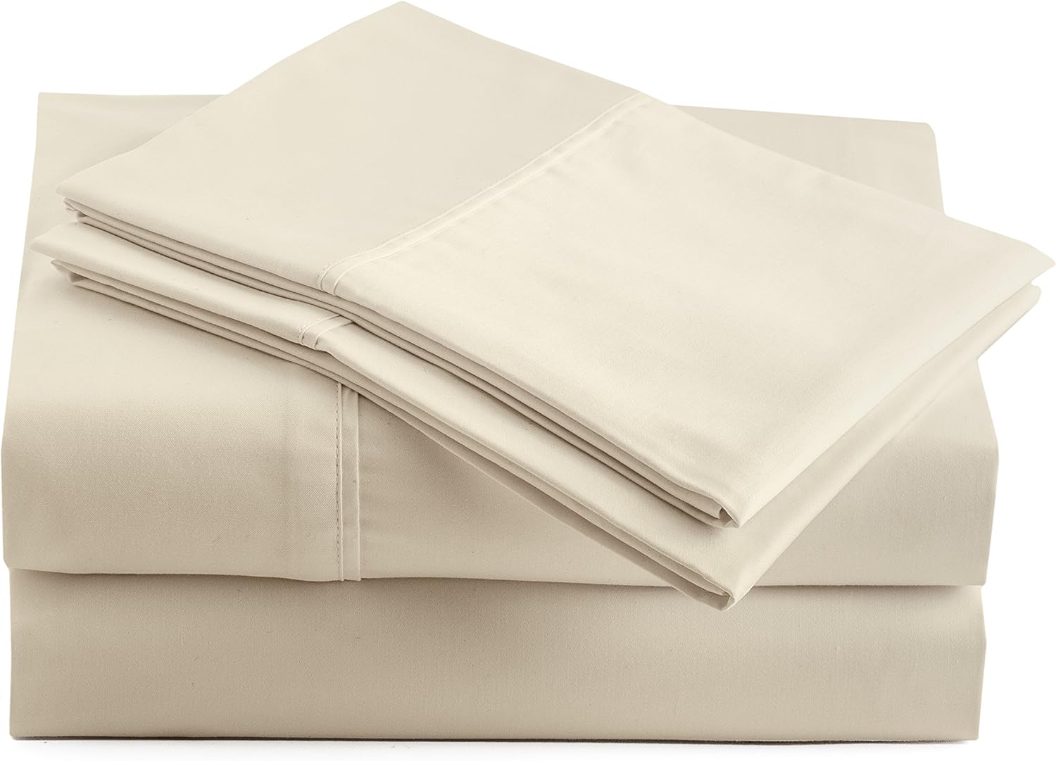 California King 100% Peruvian Pima Cotton Percale Bed Sheet Set O41487