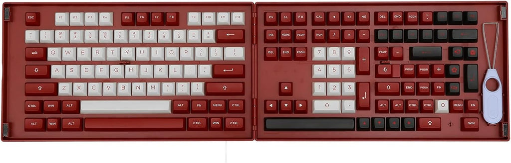 157 Keys Double-Shot PBT Cherry Profile Full Keycaps Set with Storage Box B34523