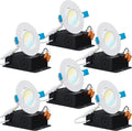 6 Pack 3 Inch Adjustable Color CCT Recessed LED Light N2878