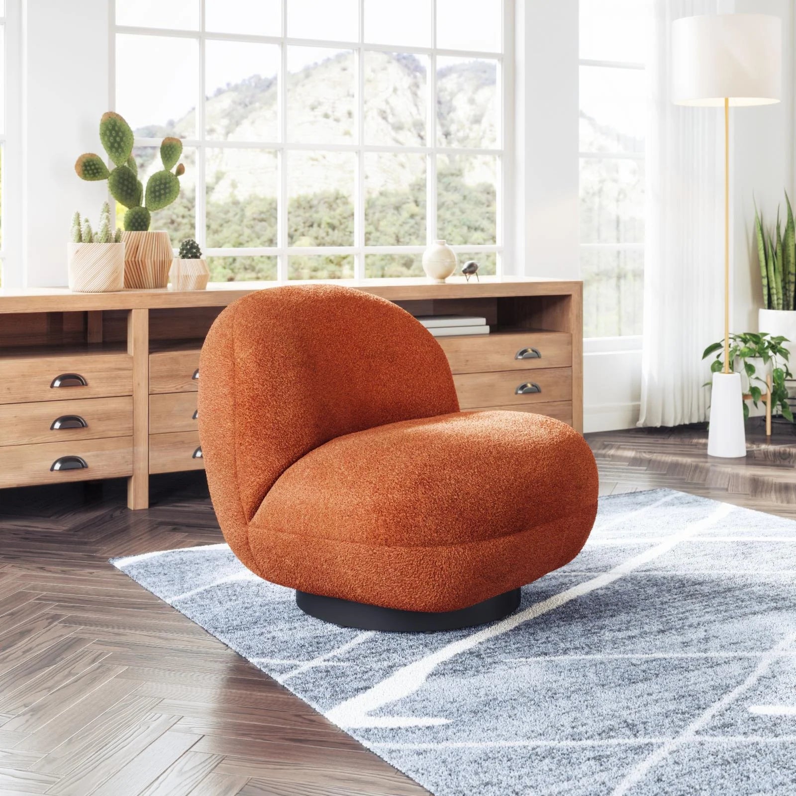 Olive Green Accent Chair D82352