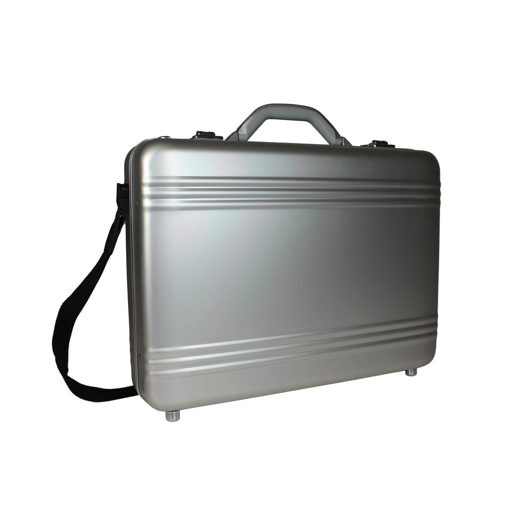Aluminum Silver Laptop Attache Case L3346