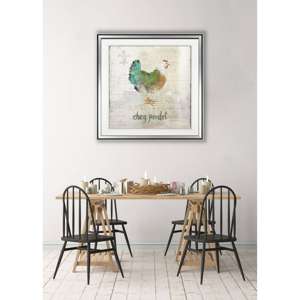Framed Giclee Print 28 x 28 Q509