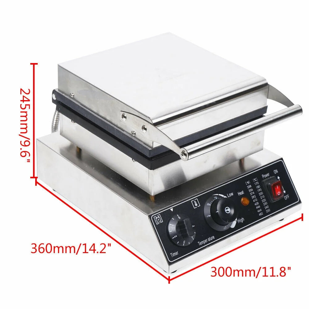 4Pcs Nonstick Electric Belgian Waffle Maker Machine M1817