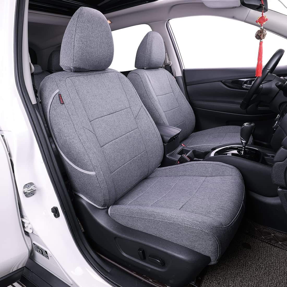 Custom Seat Covers for Select Toyota RAV4 Models (Black, Full Set) S8375