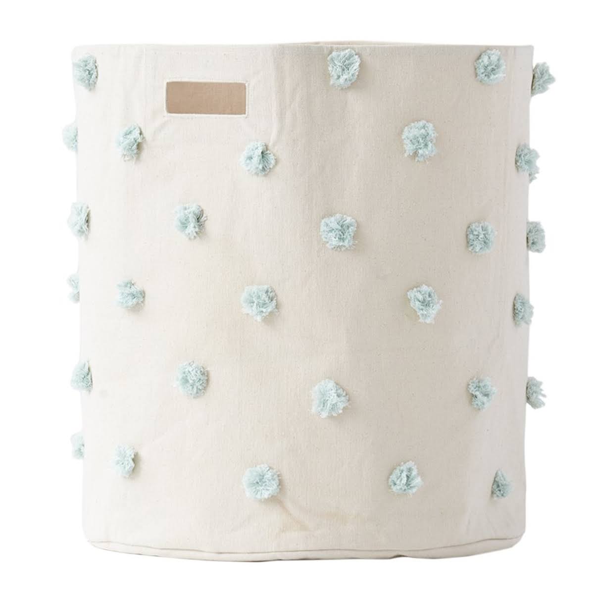 Grey Pom Pom Hamper N3268