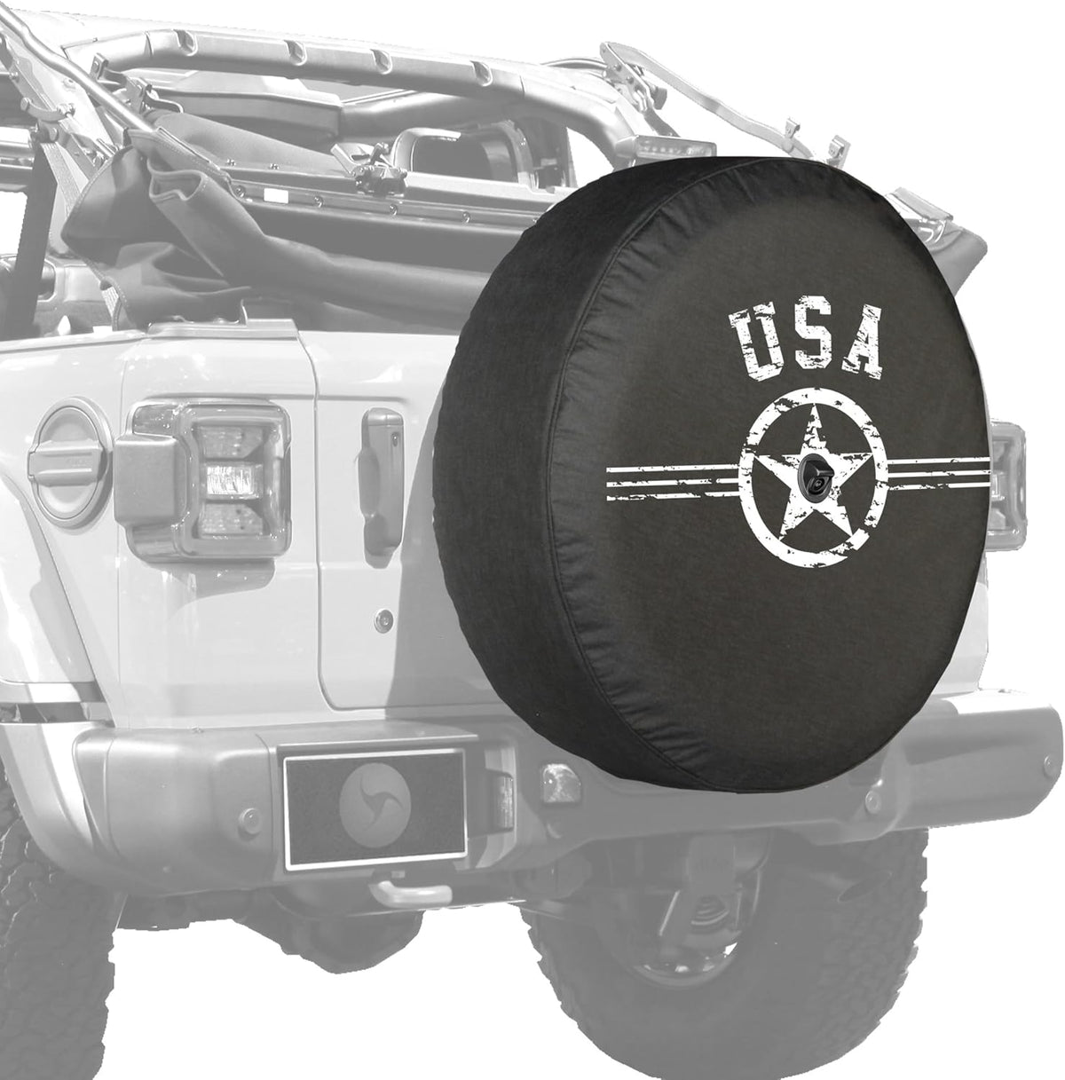 33" Soft Tire Cover for Jeep Wrangler JL Pack of 2 K54004