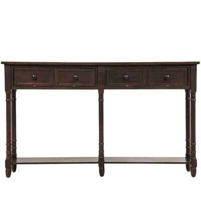 Espresso Console Table Y27276