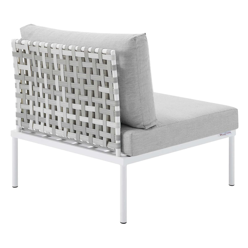 10-Piece Aluminum Outdoor Sectional Sofa Set in Taupe Gray L1796