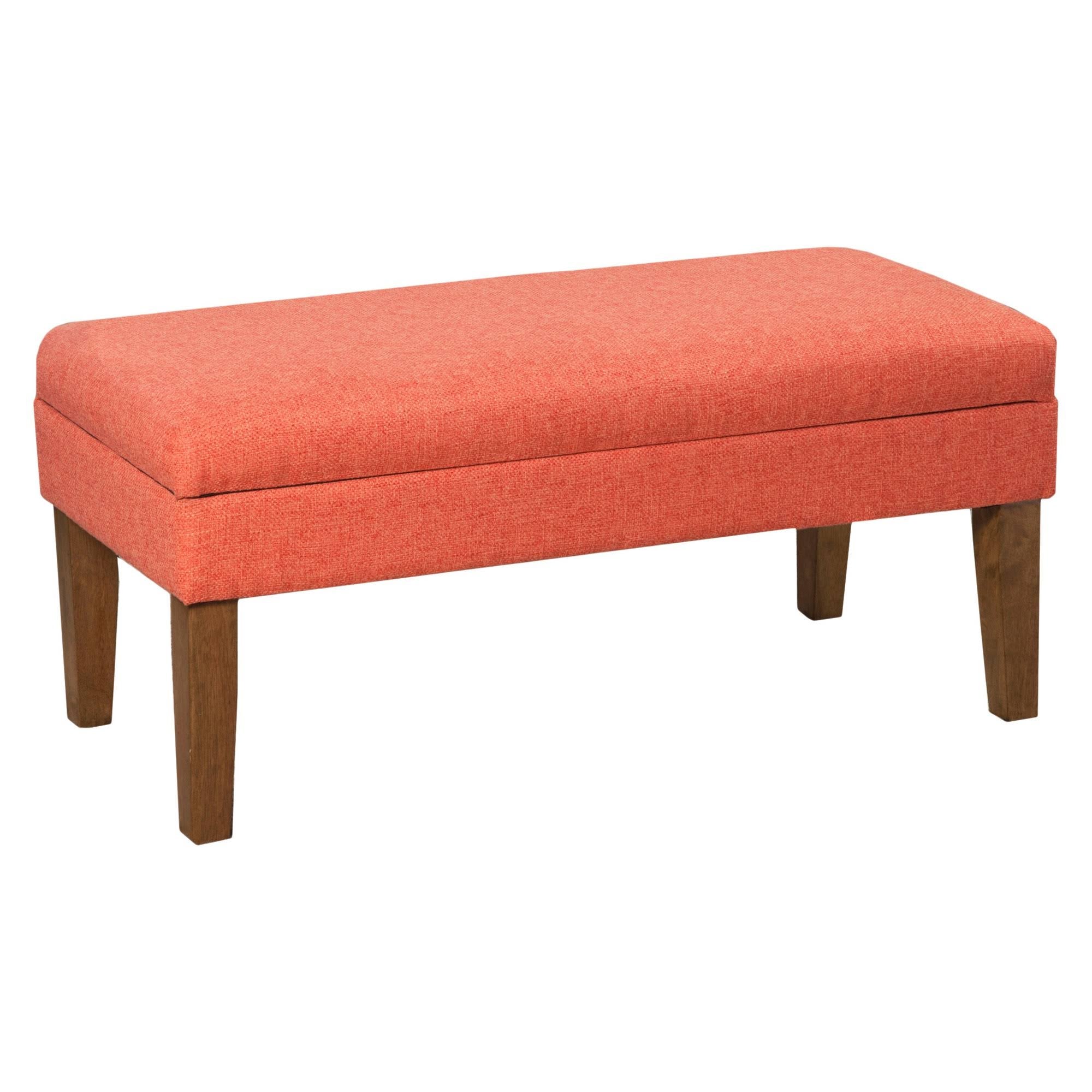 Coral Decorative Storage Bench A183093