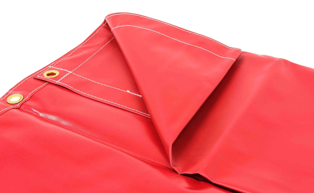 Red 18oz Vinyl Utility Tarp Waterproof S513700
