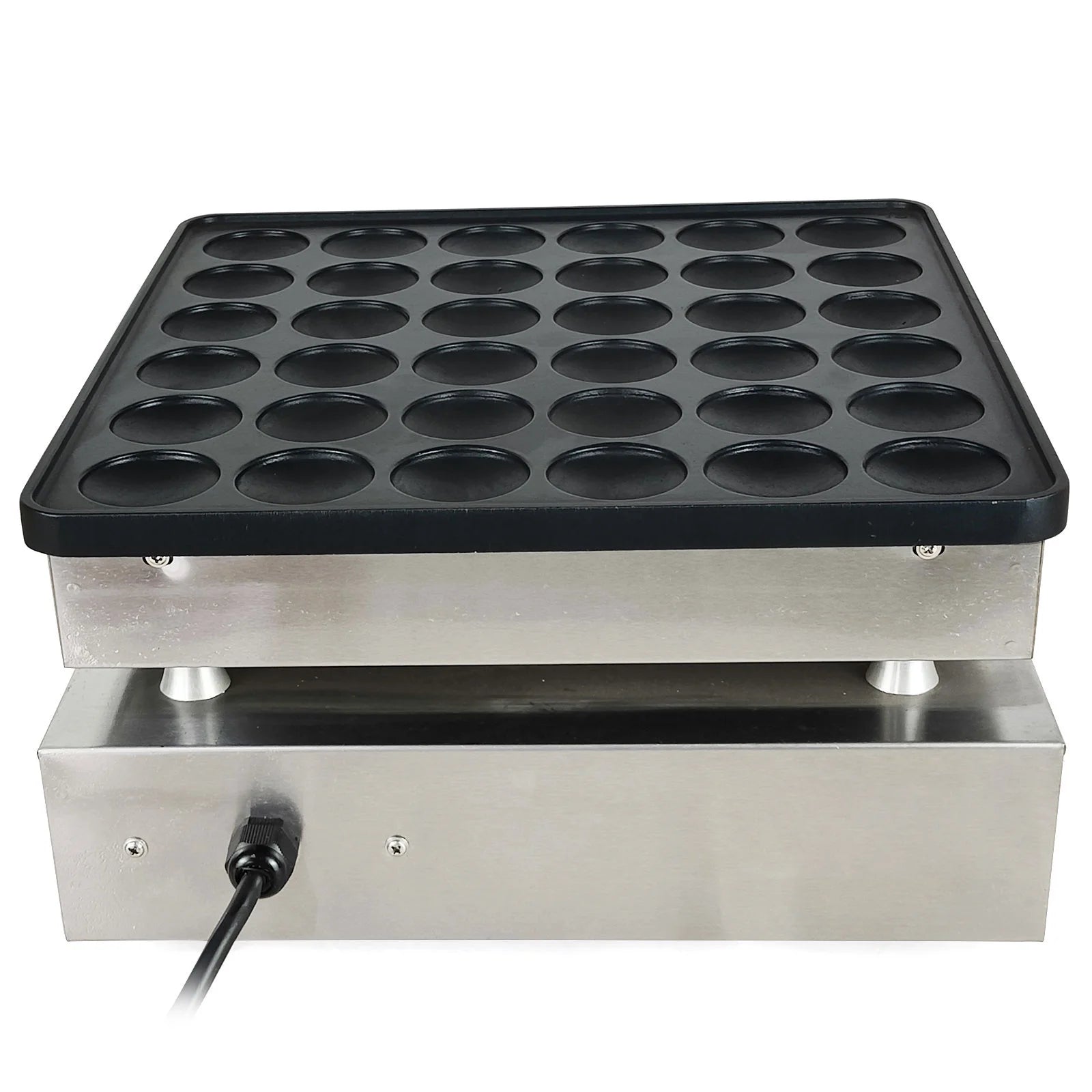 36 Holes Electric Mini Waffle Pancake Maker Stainless Steel 1000W P47987