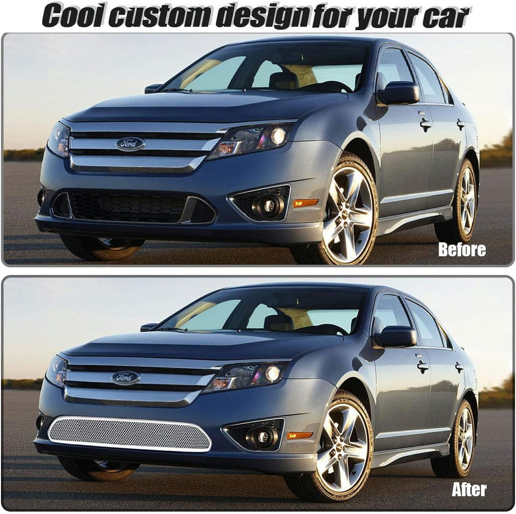 Stainless Steel Mesh Front Bumper Grille for 2010 2011 Ford Fusion C70591